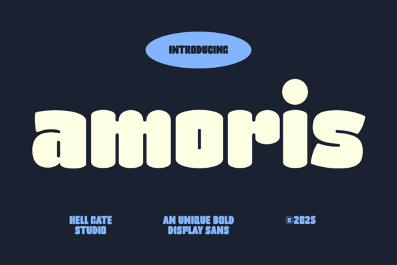 Amoris: A Bold Sans-Serif Font for Modern Creatives