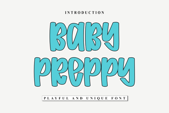 Baby Preppy: A Minimal Font with Maximum Impact