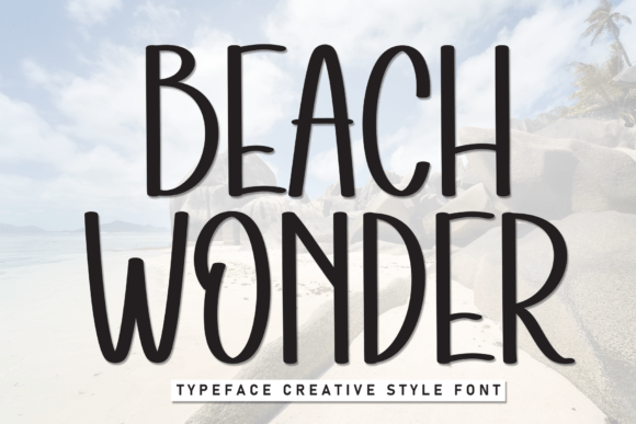 Beach Wonder: A Fresh, Friendly Font for Modern Design