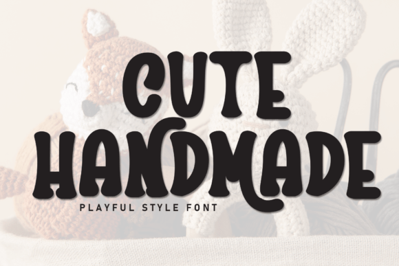 Cute Handmade: A Playful Font for Creative Design Projects