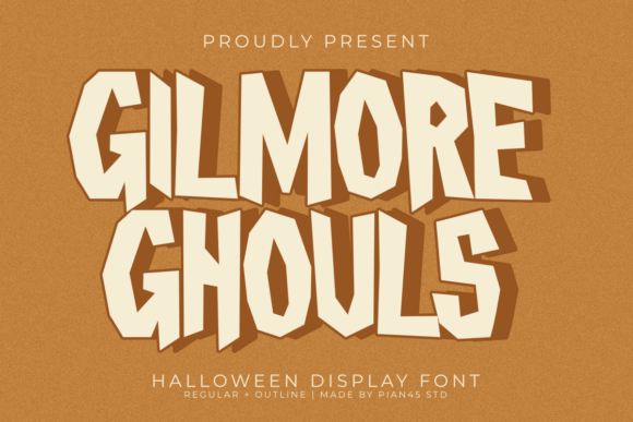 Gilmore Ghouls: A Playful Yet Spooky Font for Modern Halloween Design