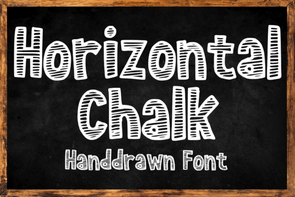 Horizontal Chalk: Creativity Meets Charming Typography