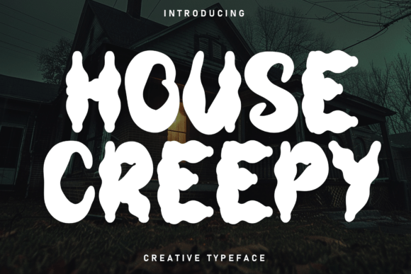 House Creepy: The Perfect Font for Halloween-Themed Design Projects