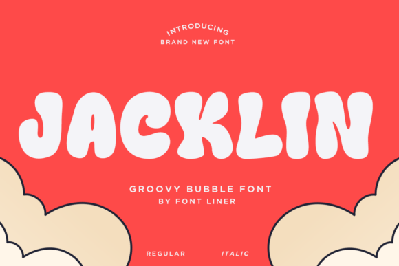 Jacklin - Groovy Bubble: A Modern Take on the Classic Bubble Font Style
