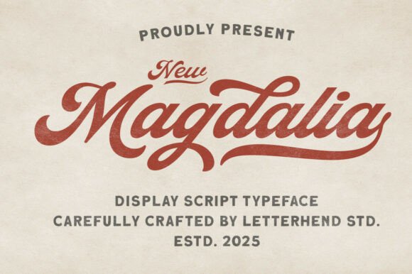 Magdalia: Vintage Script Font with Modern Flair
