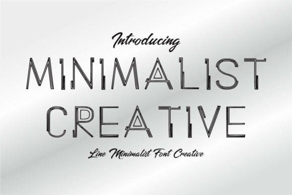 Minimalist Creative: A Refined Display Font for Modern Design Projects