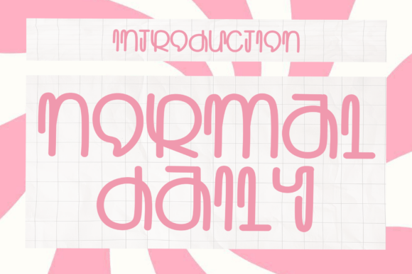 Normal Daily1: A Playful Yet Practical Typeface for Everyday Creativity