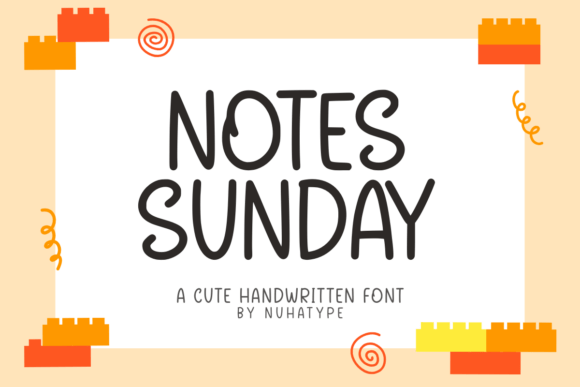 Notes Sunday: A Minimalist Handwritten Font for Modern Creative Needs