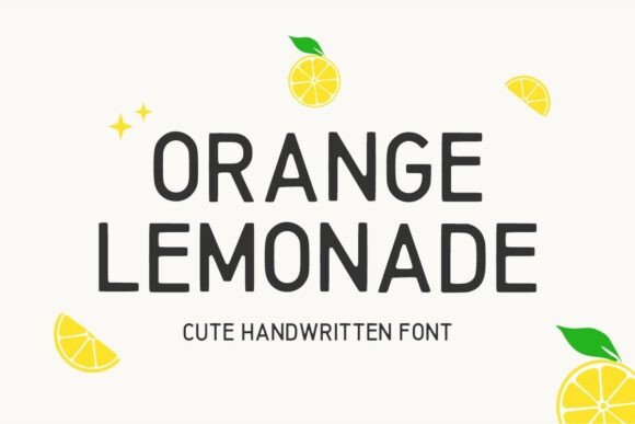 Orange Lemonade: A Casual Font for Creative Projects