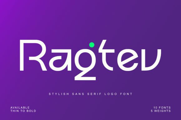 Ragtev: A Stylish Sans Serif Font for Real-World Design Needs