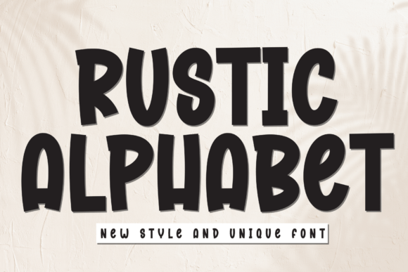 Rustic Alphabet: A Handwritten Display Font That Adds Personality to Design Projects