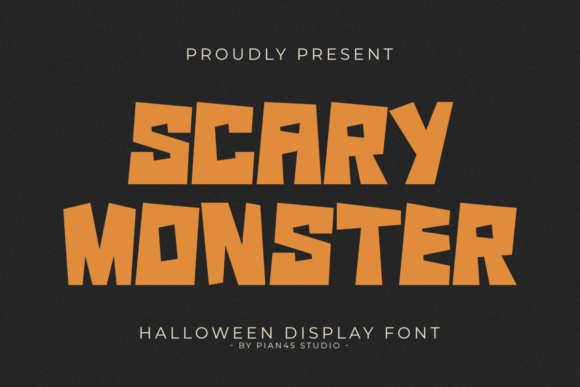Scary Monster Font: A Unique Choice for Bold, Playful Spookiness