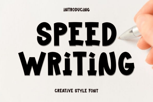 Speed Writing: The Friendly Font Redefining Creativity in Design and Communication