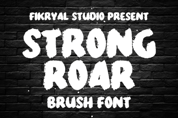 Strong Roar: A Bold Typeface for High-Impact Design