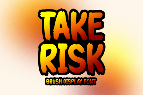 Take Risk: A Bold Typeface for Creative Impact