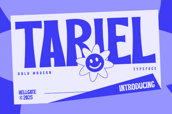 Tariel Font: Bold Design Meets Retro Aesthetic