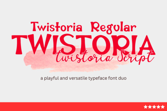 Twistoria: A Playful Typeface That Adds Personality to Your Creative Projects