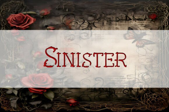 Unleash Creativity with the Sinister Font: A Design Essential for Bold Projects