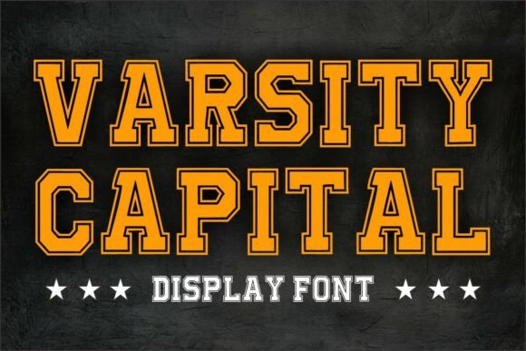 Variety and Verve with Varsity Capital Font