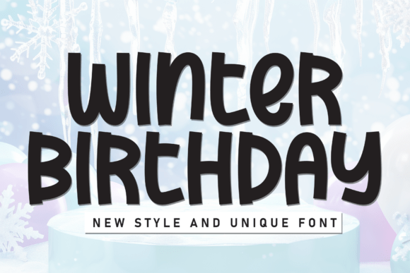 Winter Birthday: A Fresh Typography Choice for Modern Design